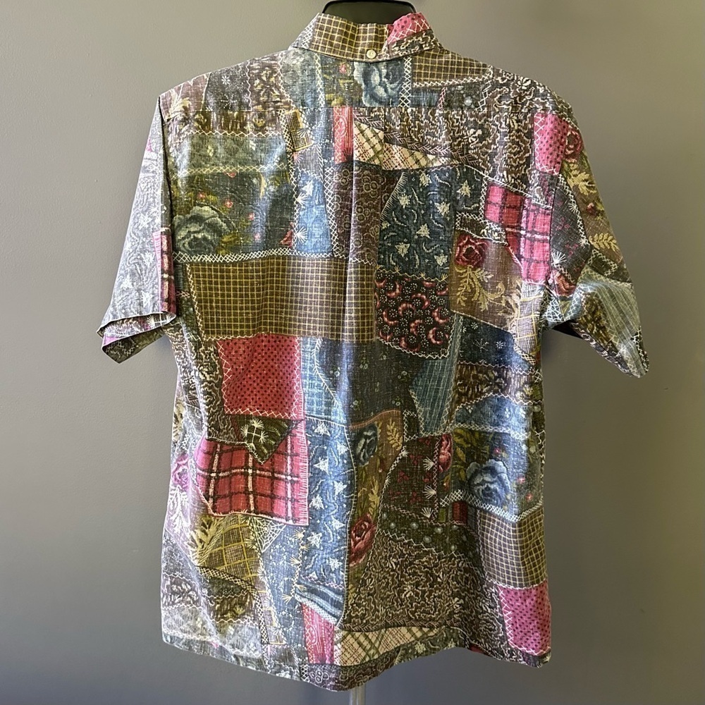 Reyn Spooner Vintage Hawaiian Patchwork Shirt - Picture 2 of 3